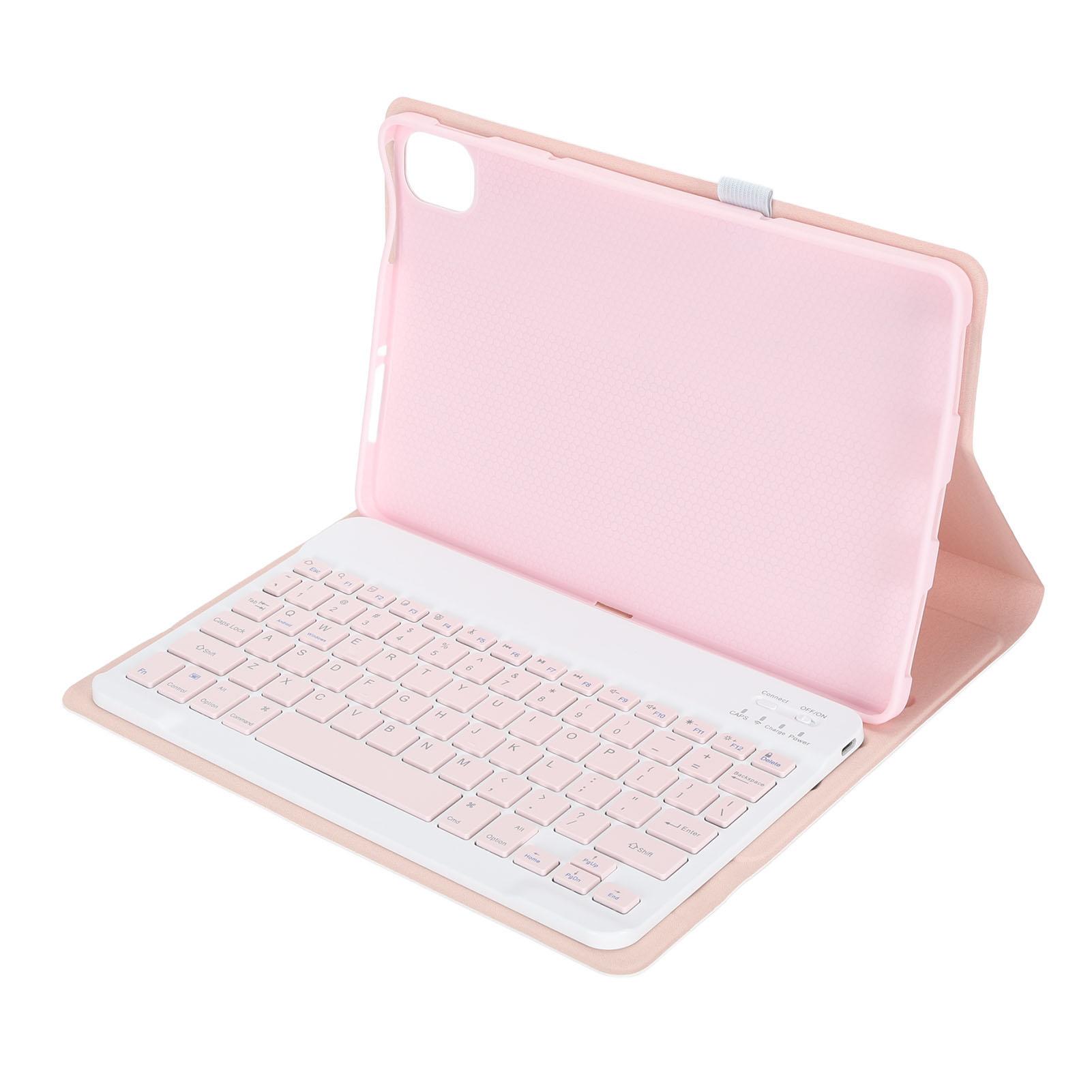 

Чехол-клавиатура для планшета, устойчивый к царапинам, защитный чехол для планшета с Bluetooth-клавиатурой для Xiaomi Mi Pad 5 5 розовый
