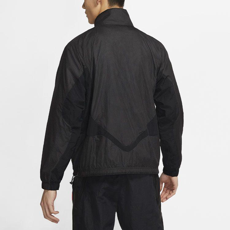 Jordan Jackets Men's Black Stand Collar Moderate Other CV2867-010