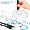 Children Art Drawing Geometric Ruler Template Graffiti Painting Tool Educational Toy