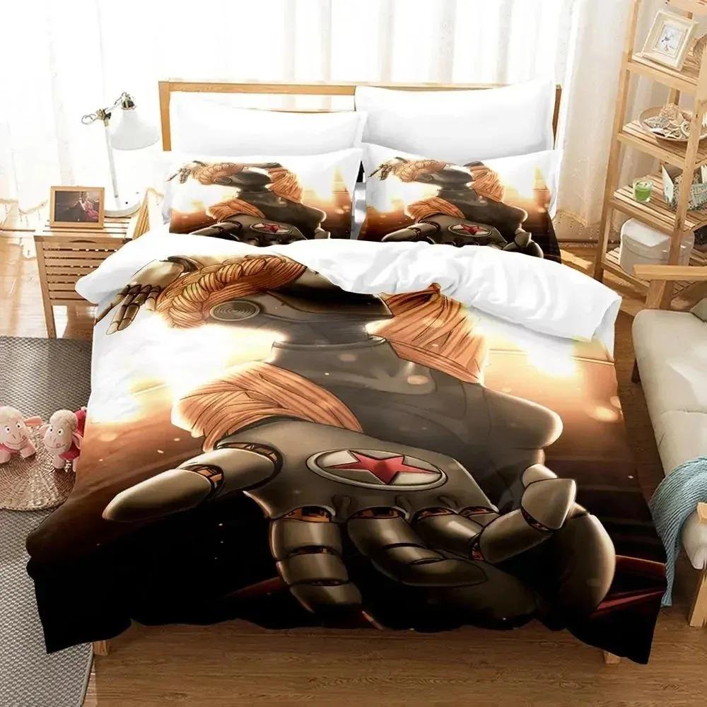 Game Atomic Heart Bedding Set Duvet Cover Bed Set Quilt Cover Pillowcase Comforter King Queen Size Boys Adult Bedding Set