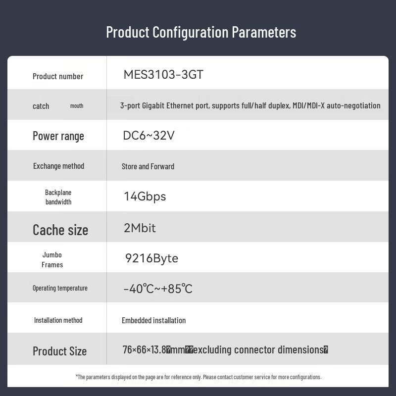 Maiwei 3-Port Gigabit Intrinsically Safe Industrial Ethernet Switch