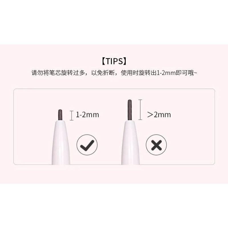 COLORROSE - Slim Pocket Eyebrow Pen - 4 Colors