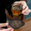 ZhiNianHua Bakelite Enamel Tea Coaster Set with Storage Rack