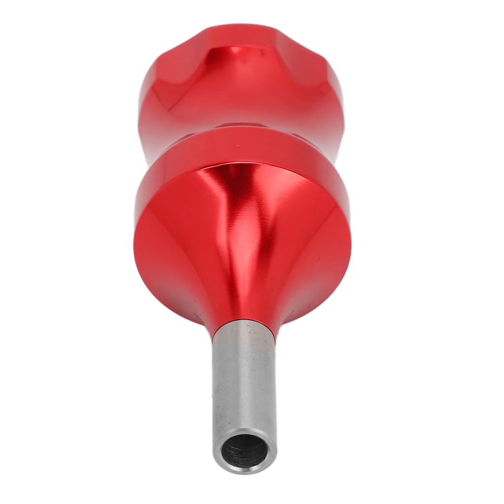 Tattoo Cartridge Grip Aluminum Alloy Lightweight Work Stable Large Friction Universal Tattoo Supplies for Salon Red