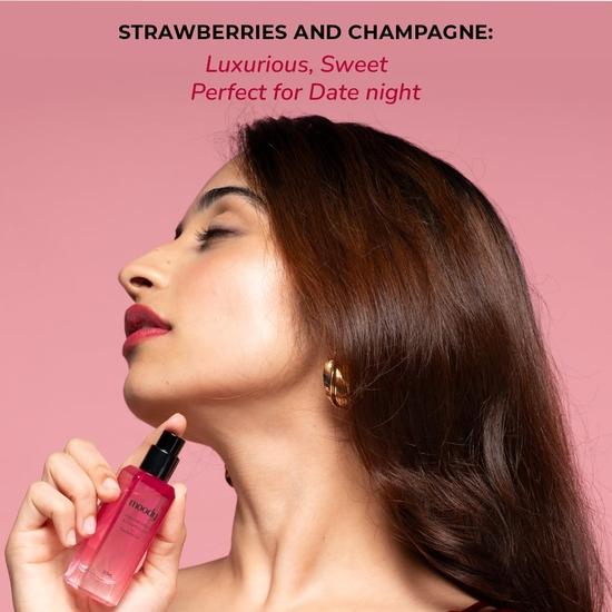 Moody Strawberry Champagne & Tropical Vanilla Duo Perfume Set For Women | Long Lasting Upto 8 Hours | Pocket Prerfume | Set Of 2 x20 ml