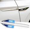 2Pcs Metal Car Fender Logo Sticker Decal for Renegade Wrangler JK Grand Cherokee Compass Patriot Car Exterior Accessories