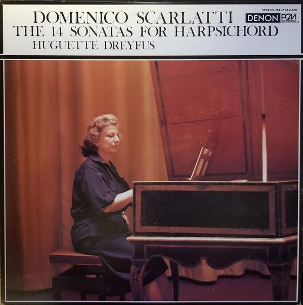 

LP Record HUGUETTE DREYFUS D. Scarlatti 14 Sonatas For Harpsi OX7149ND DENON 1984 Japan Classical Used