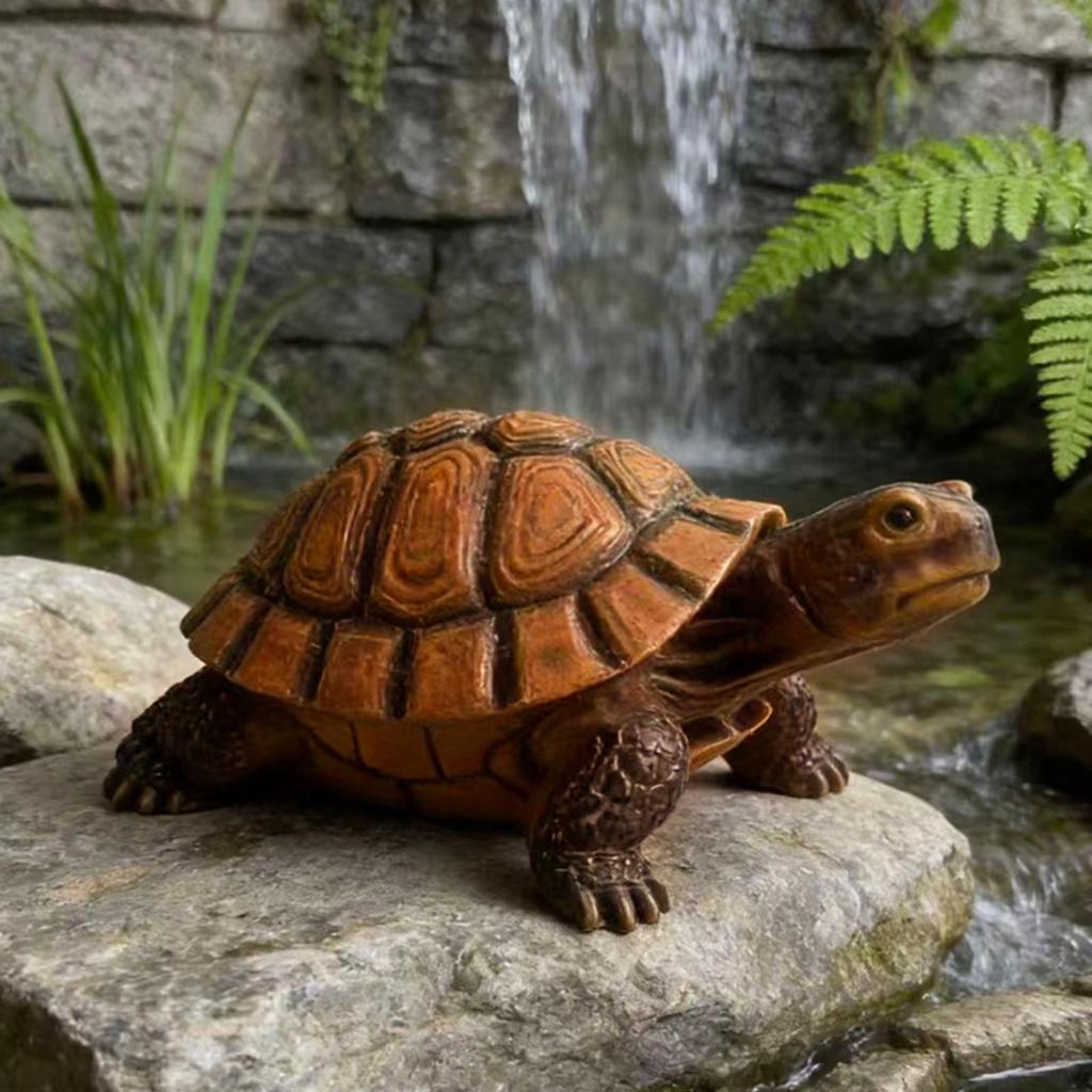 Artificial Turtle Statue for Garden, Outdoor Decoration, Pool Ornament