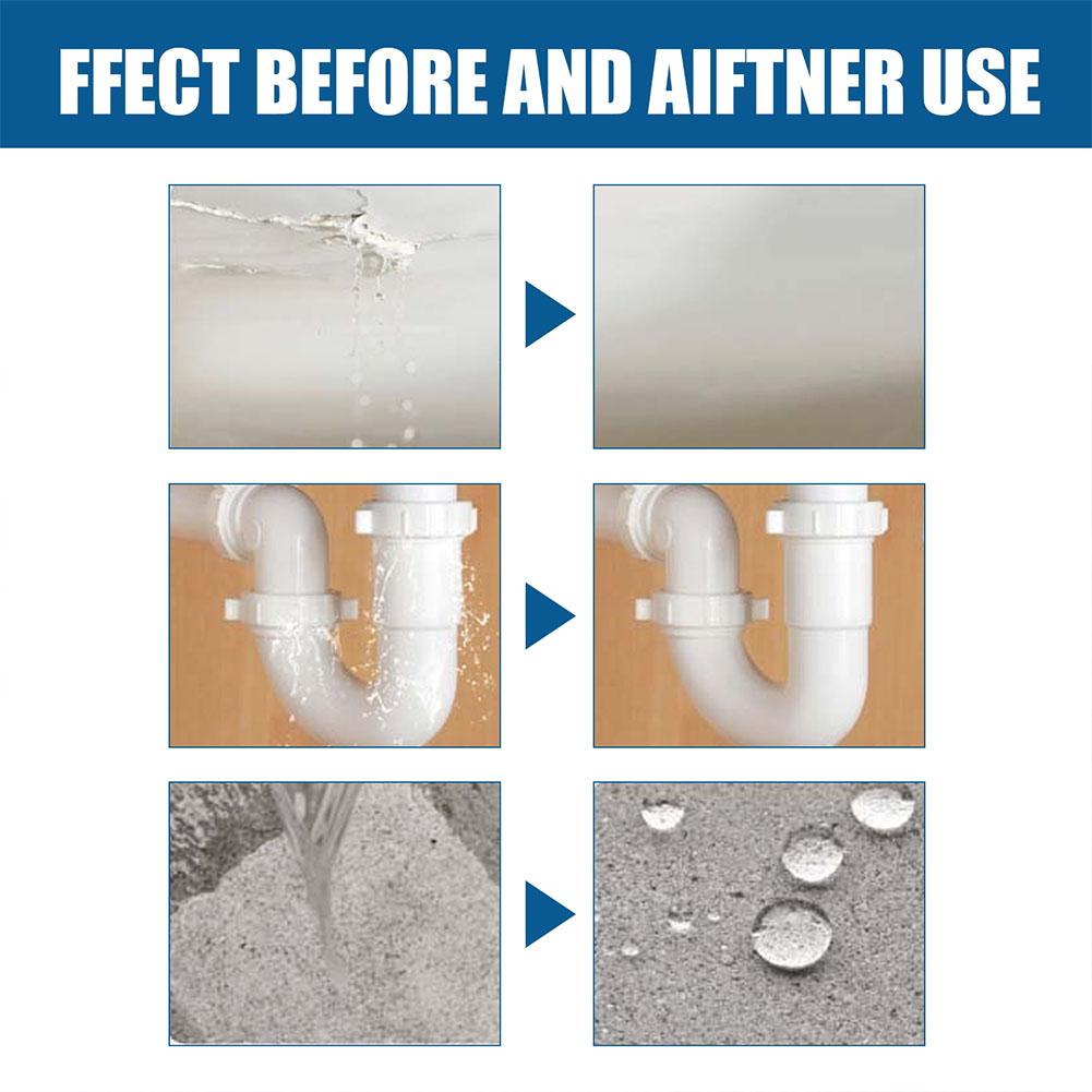 Polyurethane Waterproof Coating Invisible Paste Sealant Glue Adhesive Repair Leak Agent Home Roof Bathroom Repair Seal Cracks