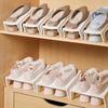 Compact Double-Layer Shoe Rack Organizer for Dorms and Homes