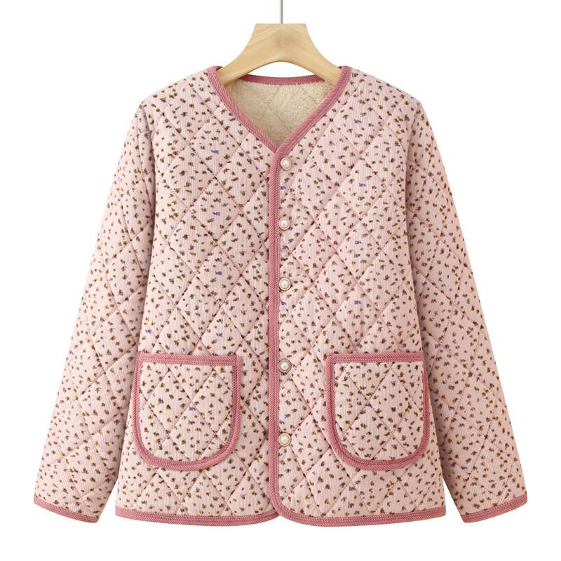 YUZHAOLIN Women's Plus Velvet Camel Fleece Padded Jacket