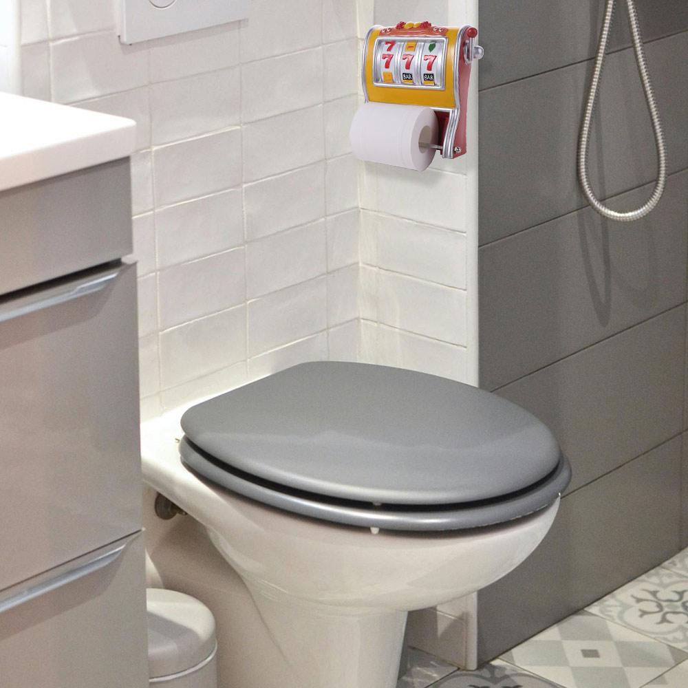 Slot Machine Toilet Roll Holder Decorative Tissue Shelf Wall-Mounted Paper Holder Decoration