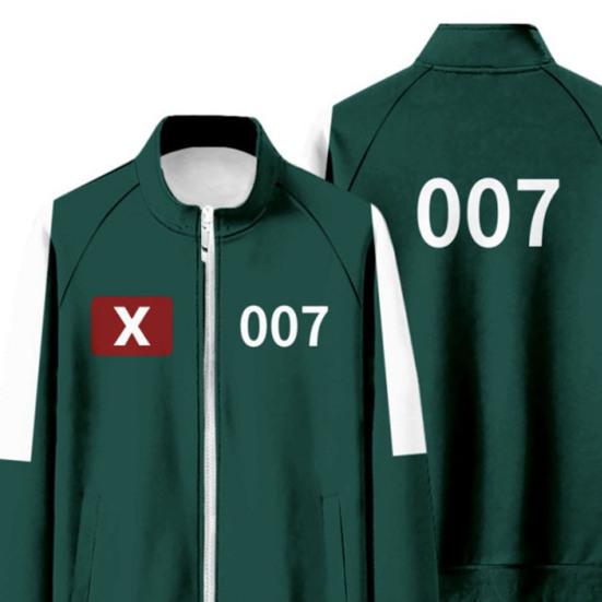 230 001 007 Tepláková souprava Cosplay Kostým Korejská unisex bunda s krátkým rukávem Top joggingové kalhoty 3dílná souprava teplákových souprav Masquerade Party Outfit