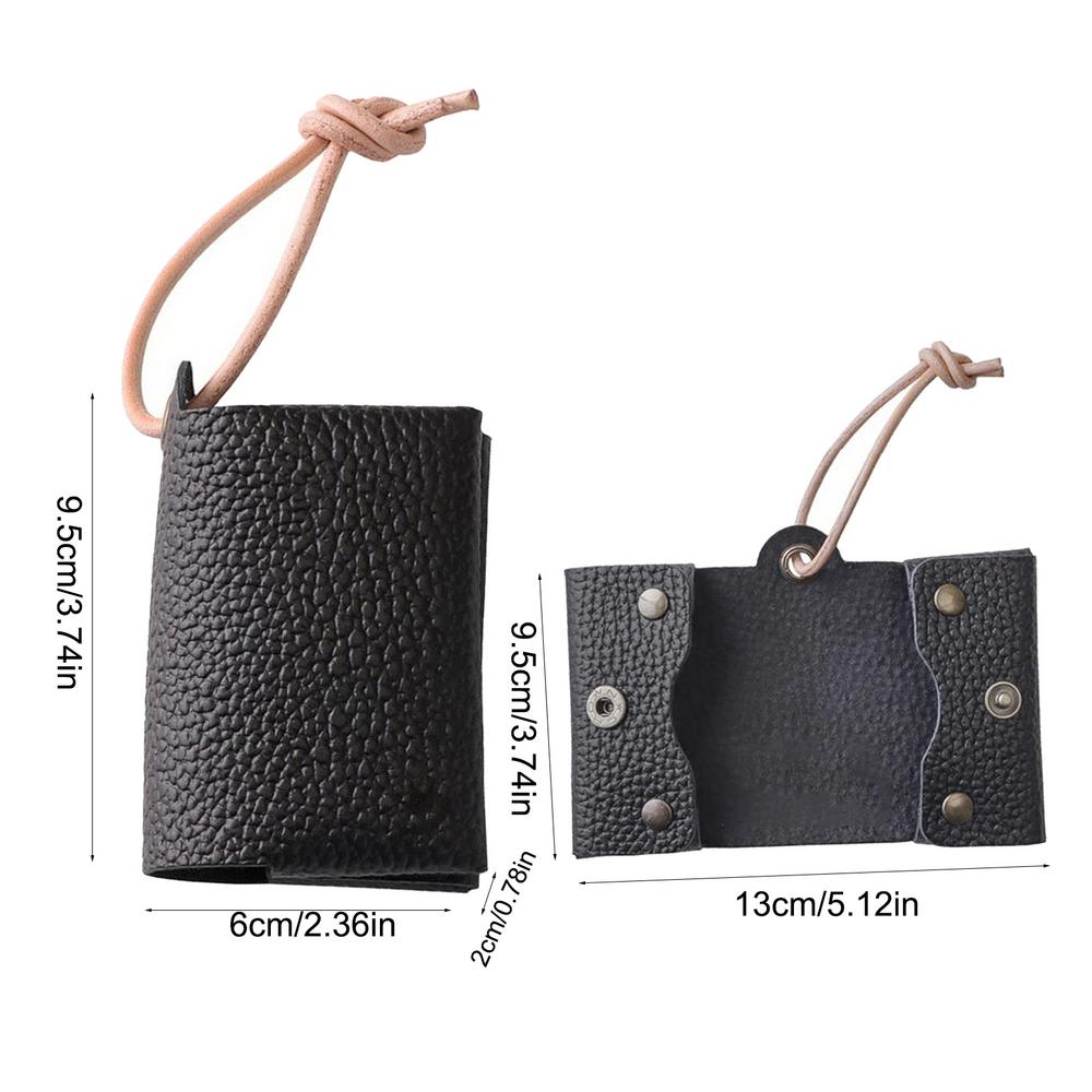 

Pocket Tissue Holder For Purse Waterproof Tissue Holder Paper Storage Case Portable Travel Pouch Tissue Bag For Family Friends чорний