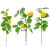 Simple Artificial Lemon Branch Scentless Maintenance Free No Withering