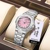 Neue Mode Quarzuhr Armbanduhr Rosa Kleid Diamantuhr Damengeschenke Für Frau Luxusuhren Digitale Damenuhr Montre Femme