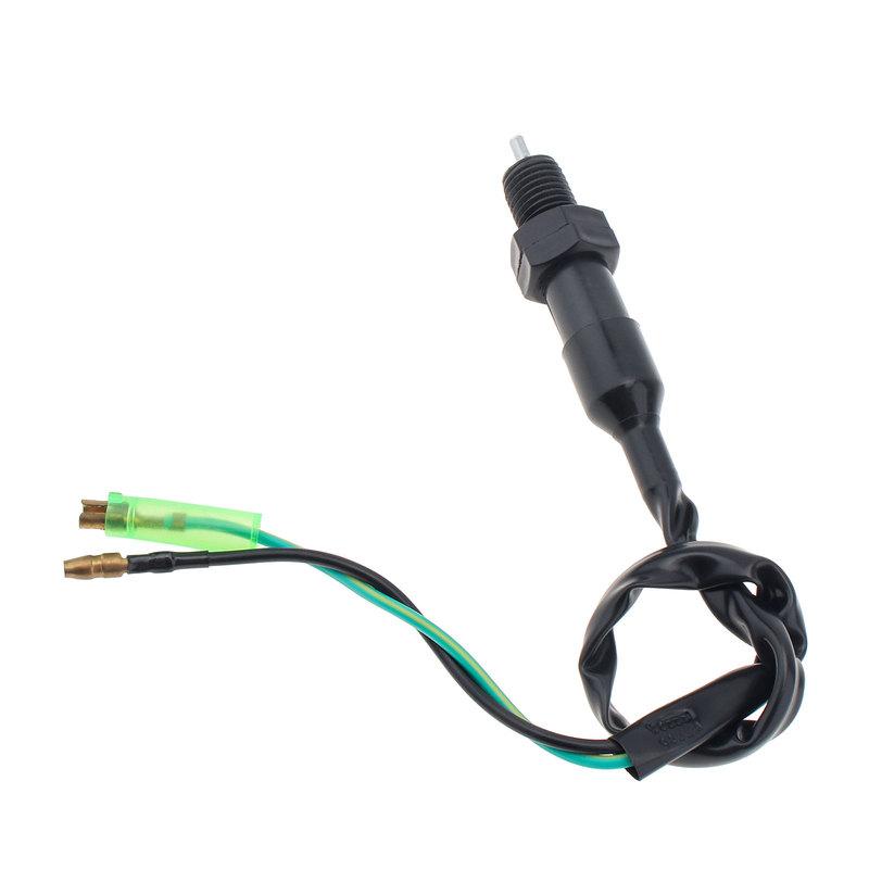 Universal 2 Wires Motorcycle Brake Light Switch Fit for Honda Kawasaki Suzuki Yamaha with Spring Rear Drum Brake Pedal Switch