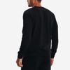 Under Armour Solid Logo Print Crewneck Pullover Sweatshirt Men Sweatshirt Black 1370404-001