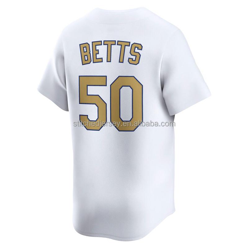 2026 Hot Style Men Stitched Mookie Betts Yoshinobu Yamamoto Clayton Kershaw Miguel Rojas Kyle Tucker Will Smith Baseball Jersey