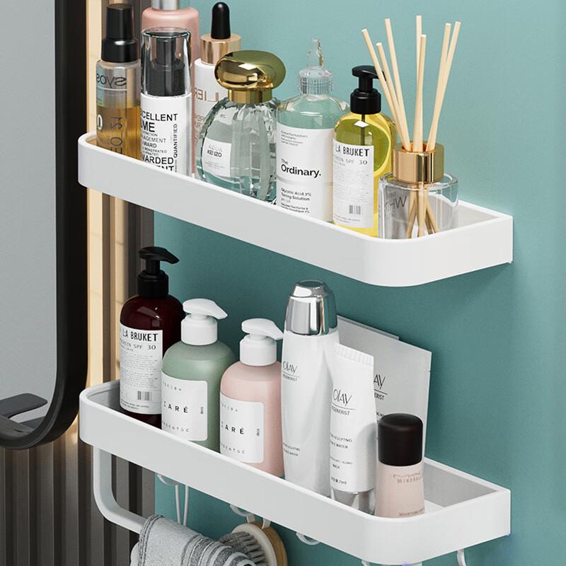 Huijia Wall-Mounted Bathroom Storage Shelf with Drain Tray