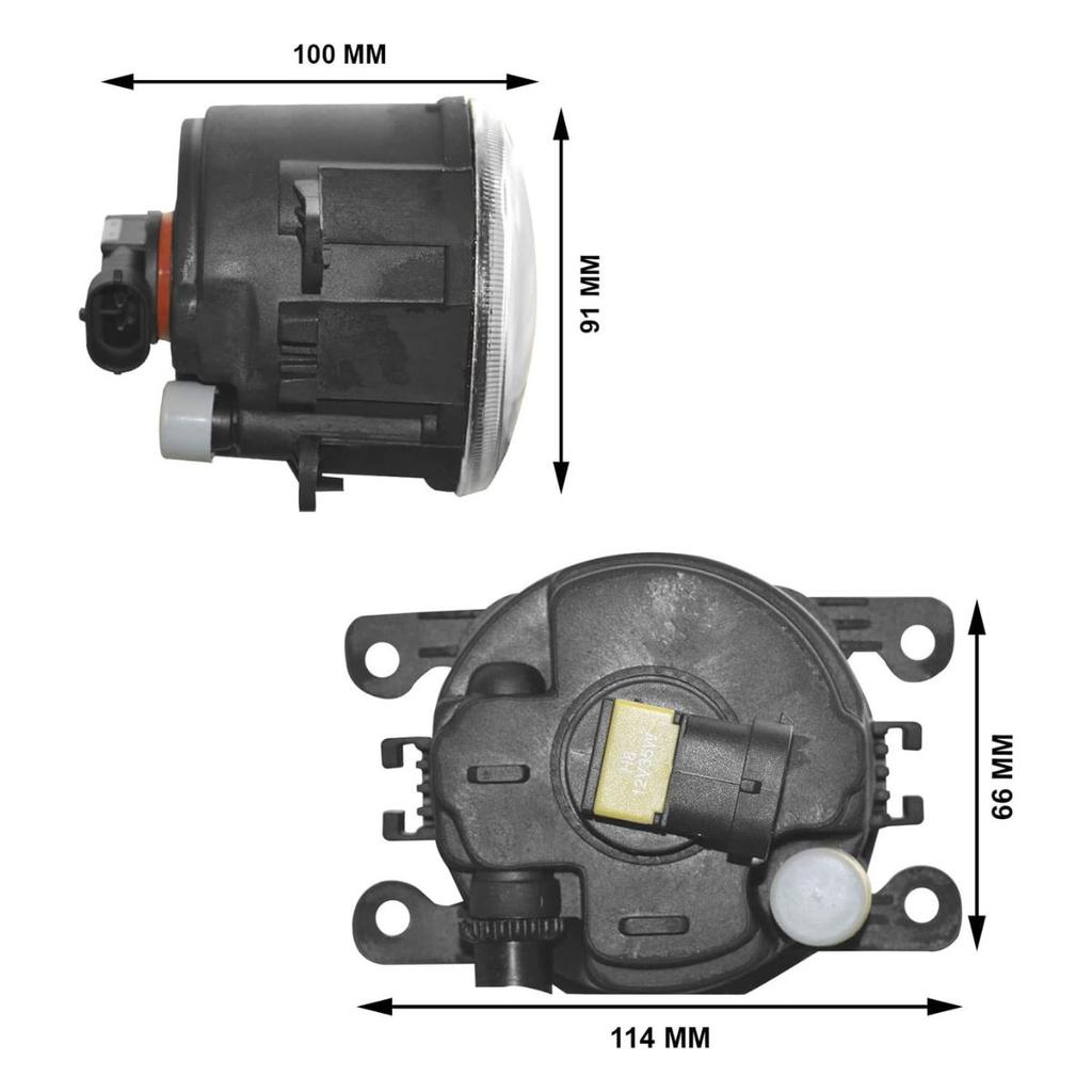 APSMOTIV Para Zespołów Świateł Przeciwmgielnych z Żarówkami Odpowiednia dla Maruti Suzuki Swift Stary 2007 do 2010