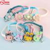Cartoon Rabbit Bell Collar: Flower Pet Leash for Cats & Small Dogs
