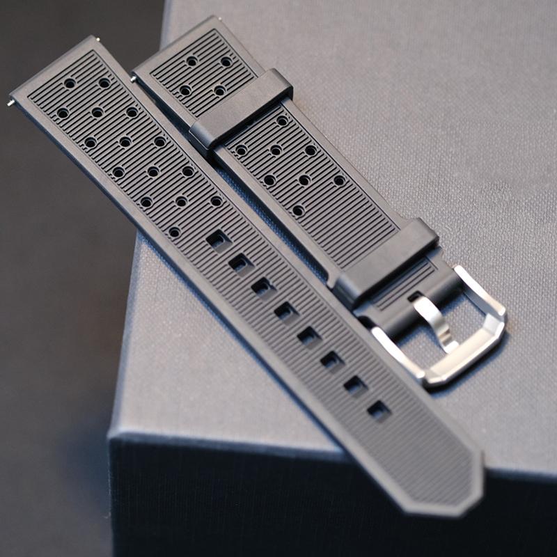 For Tag Heuer F1 Series 21.5MM BA0842 Silicone Rubber Bracelet Watch Band Strap Wristband For CAZ1010 CAZ1011 CAZ1014 WAZ2014 Watch Band