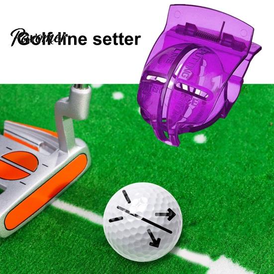 Golf Ball Liner Marker Plastic Transparent Aiming Scribing Clip Professional Line Drawing Tool Portable Alignment Marking Accessories High-quality