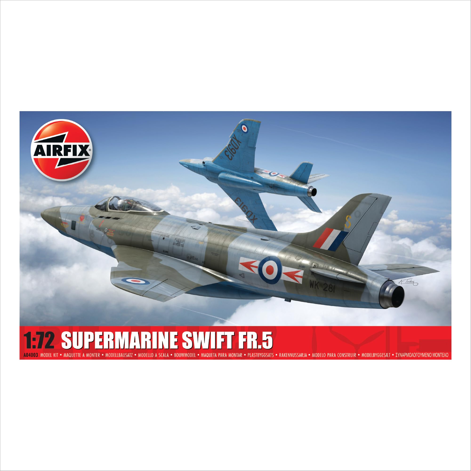 

Пластиковая модель самолета Airfix Royal Air Force Supermarine Swift X4003 1/72 FRMkV