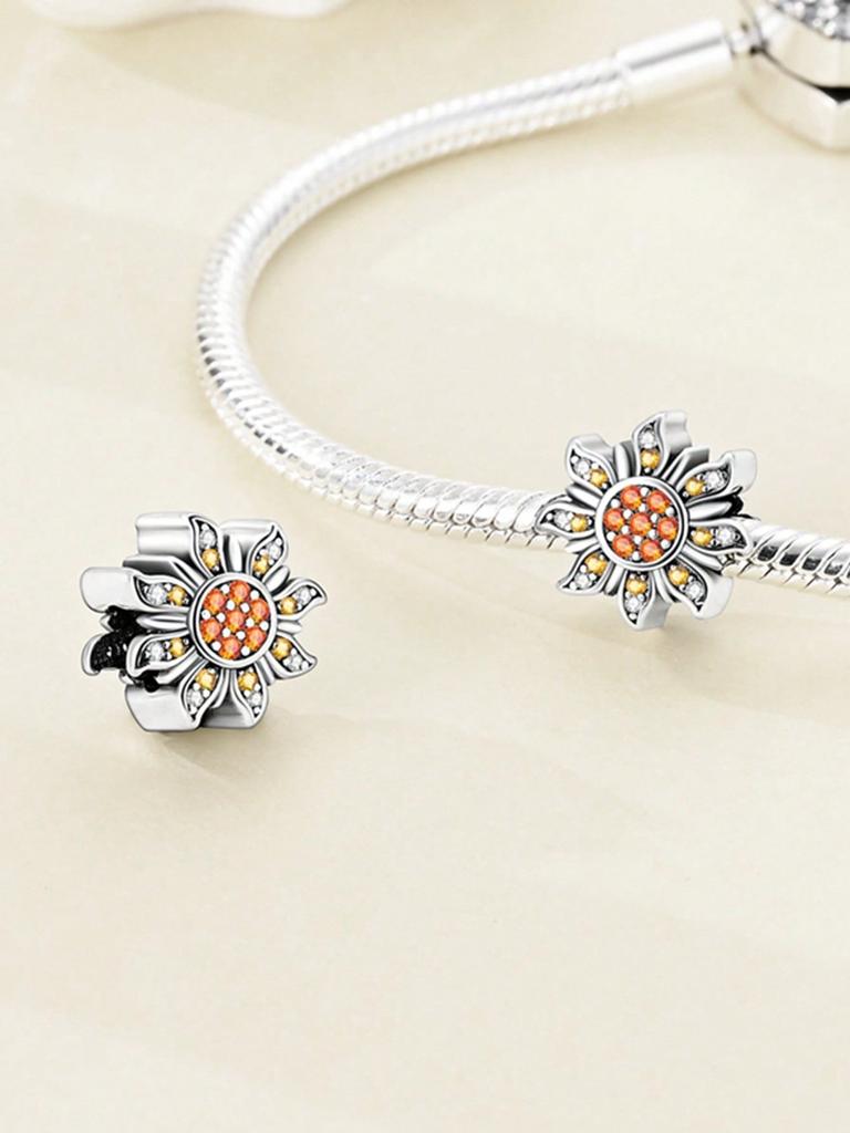 Charms Plata Stars And Moon Bead Clips And Spacers Charm Copper Plated Fit Charms Original Bracelet For Jewelry Making Diy Charm