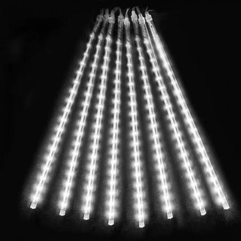 LED Meteor Shower Rainproof Icicle Tube Lights - Outdoor Hanging String Decoration for Trees
