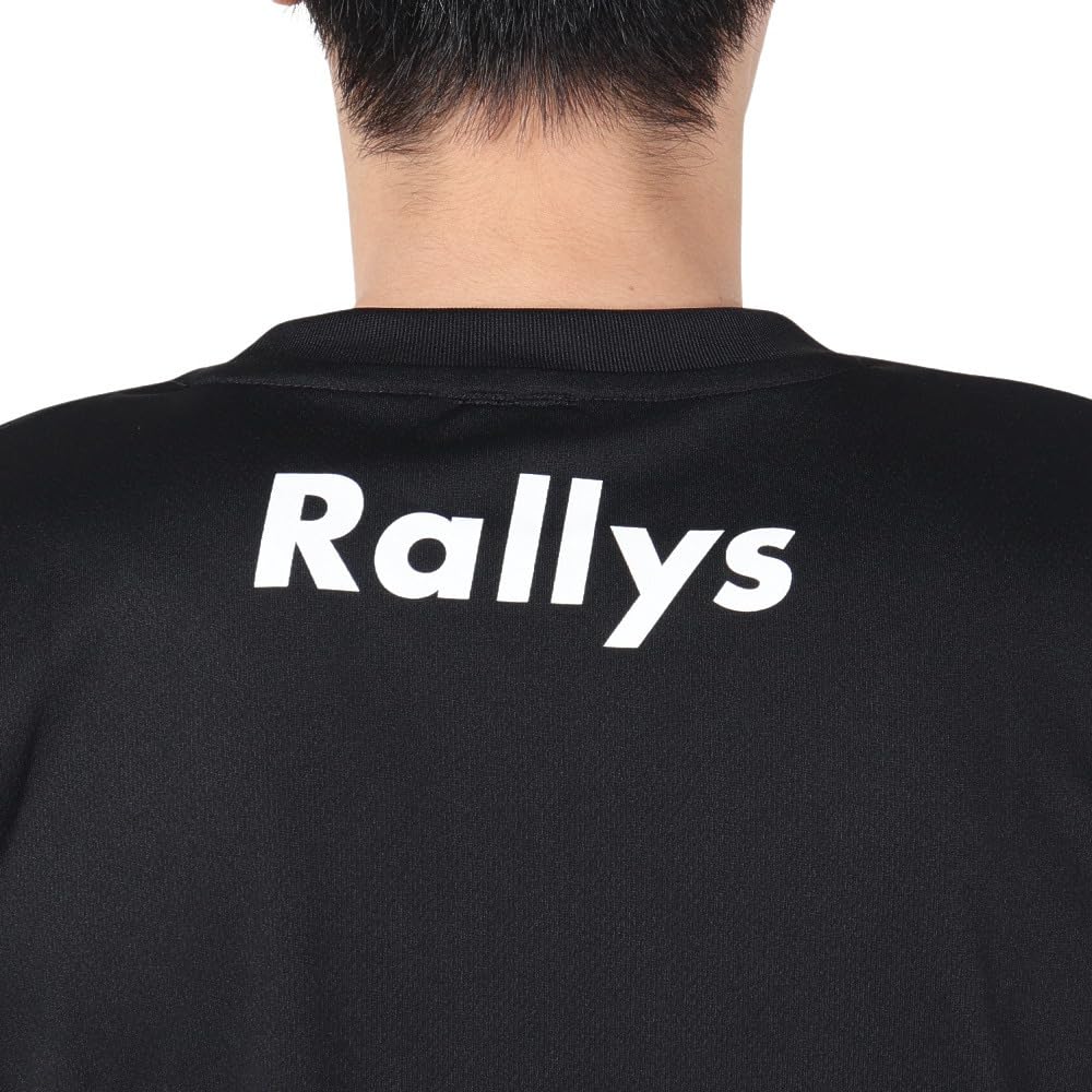 Rallys Table Tennis Back D Medium Black T-Shirt BKD-001-B / Men's/Women's