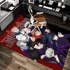 1pc Jujutsu Kaisen Anime Characters Office Chair Mat - Anti-Slip Carpet for Desk, Anime Decor Gift, Seasonal Decoration, Suitable for Home Office, Liv
