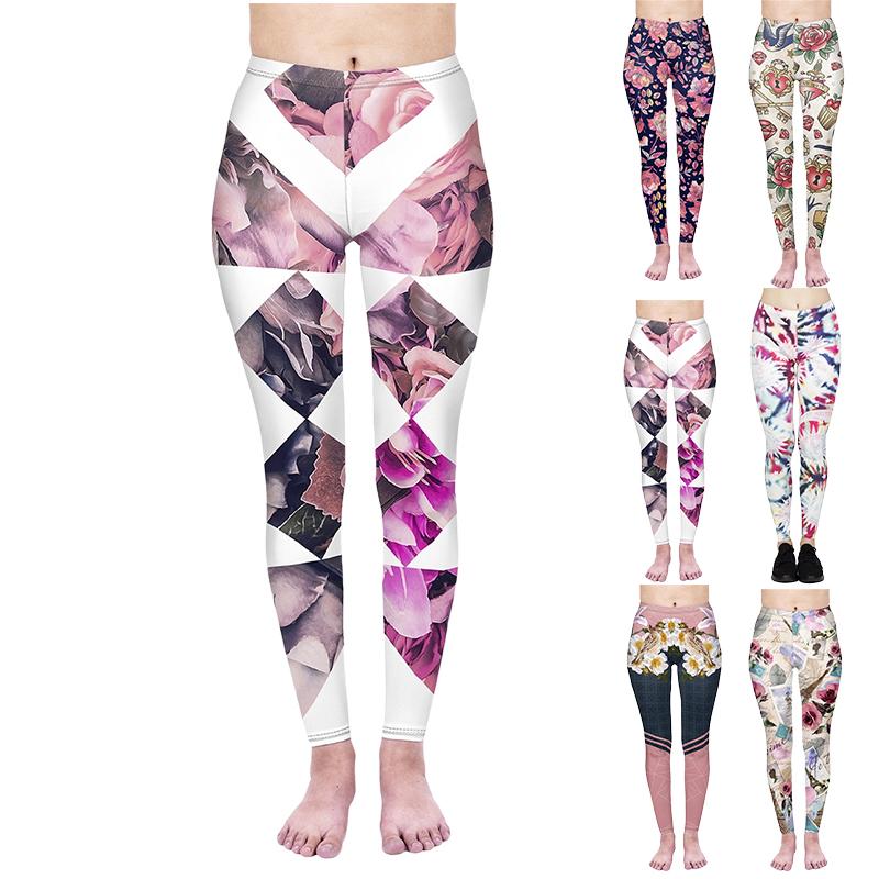 Pantaloni Yoga Stampa Colorata Pantaloni Della Tuta Casual Vita Alta  Leggings acquista in modo economico — spedizione gratuita, recensioni reali  con foto — Joom