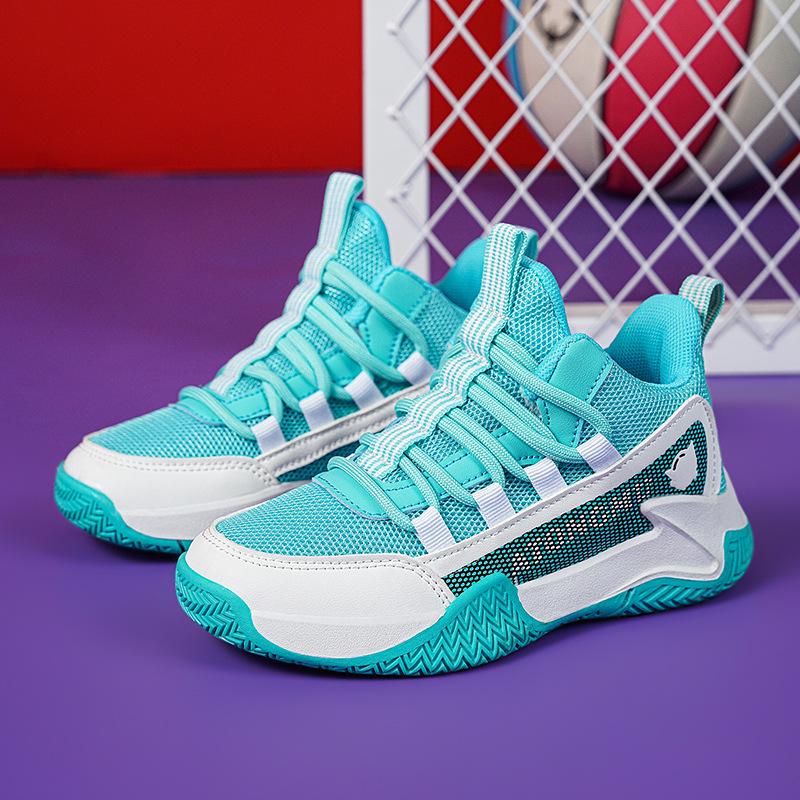 Kids' Retro Sneakers: Boys' Sports & Girls' Squeaky Basketball Shoes for Spring/Autumn