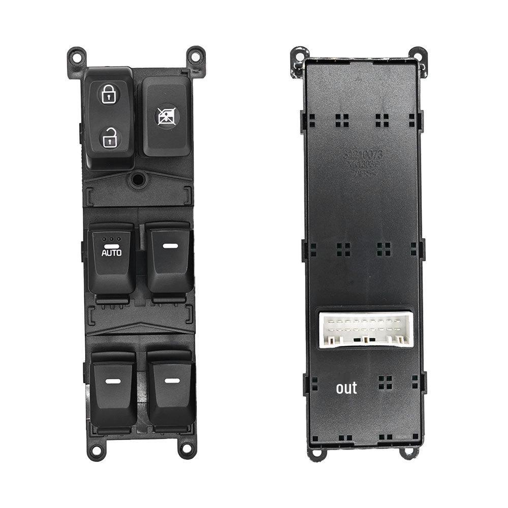 93570-1W157: Main switch compatible with electric window regulator for Kia RIO models from 2010 to 2015.
