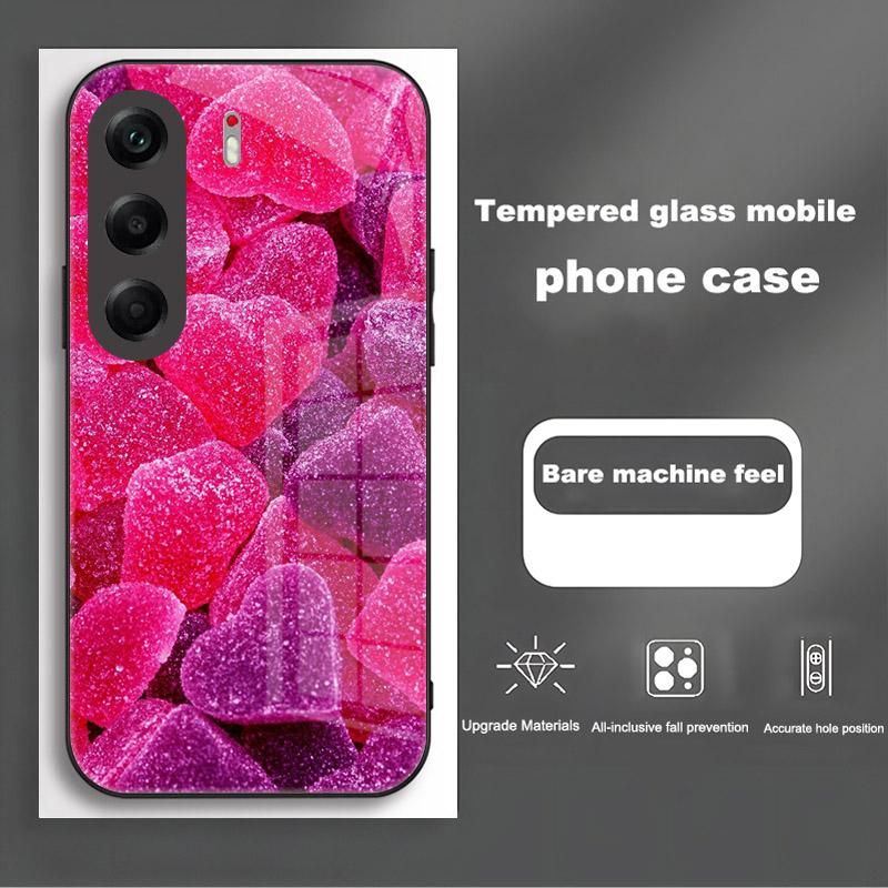 Capa For Tecno Camon 40 Pro Case Hard PC Tempered Glass Phone Cover For Tecno Camon 40 4G Camon40 Pro Shockproof Bumper Fundas