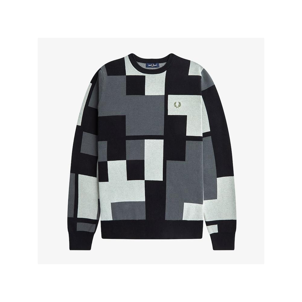 

Fred Perry [headquarters Genuine] Fred Perry [sport] Pixel Jacquard Knit G85 Afpm2336505 G85 qzgAfpm2336505 G85 M