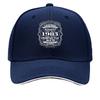 High Quality August  Legends Aged Birthday Text Design Baseball Cap Unisex Summer Casual Adjustable Snapback Cap