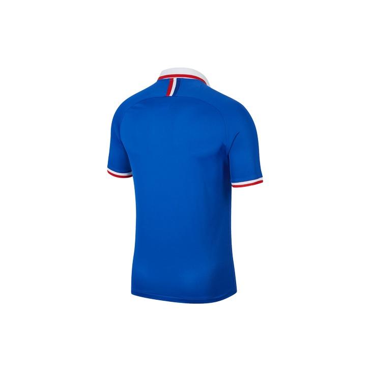 Nike Shanghai Shenhua 2020 Season Home Fan Edition Short Sleeve Football Shirt Men Tops Blue CI7669-480