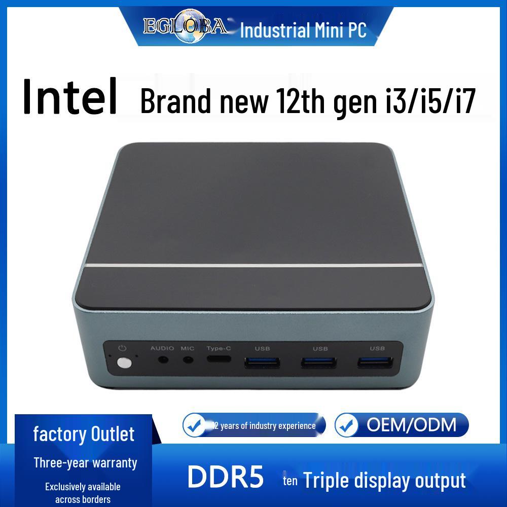 12th Gen Mini PC: I3/i5/i7, Triple Display, Portable Office & Learning