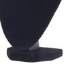 Black Lint Necklace Pendant Holder Stand Wooden Elegant Jewelry Chain Display Mannequin Bust for Jewelry Store