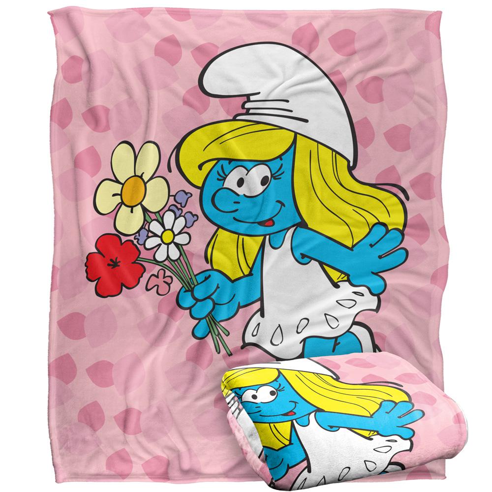The Smurfs Silky Smurfette Supersoft Blanket