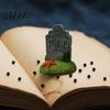 Halloween Graveyard Signs Tombstones Yard Signs, Realistic Outdoor Bonsai Scene Layout Lawn Decorations for Horror Party Garden Cracked Skull Decor