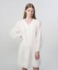 DEPOUND Pintuck Lace Dress [White]