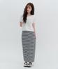 High School Disco Fog Stripe Skirt