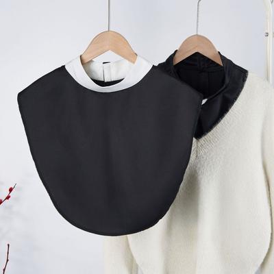 Solid Color Detachable Shirt Collar Comfortable Women Neckwear Fake Collar Sweater Accessory
