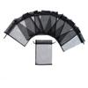 100pcs Transparent Organza Bag Colorful Gift Jewelry Bag Drawstring  Pocket (10 X 15cm)