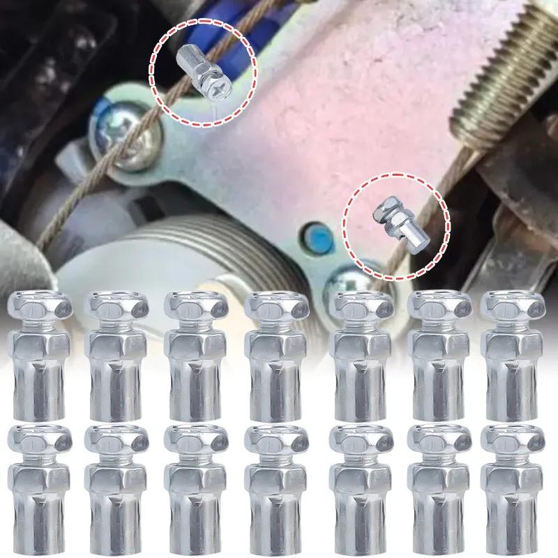 10-30 Stück Motorrad Gaszug Anschlagbolzen Gaszug Schnappkopf Drahtseil Befestigungsclip Fahrrad Seilzug Anschlagbolzen Stift Zubehör