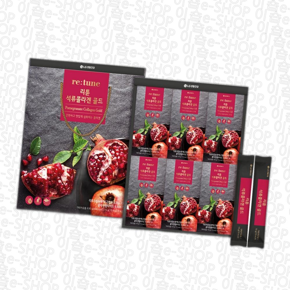 Costco ReTune Pomegranate Collagen Jelly 42-Pack Set 630g 1 Set
